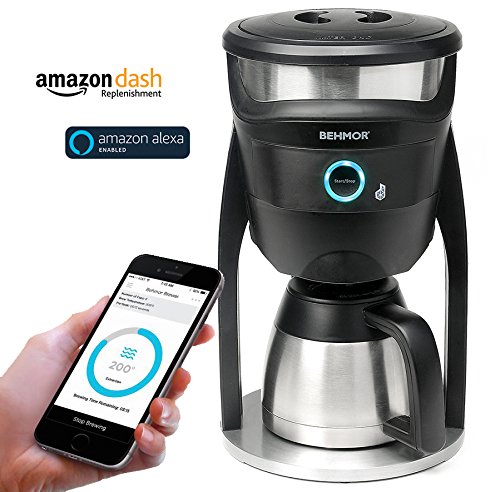 Behmor Connected Customizable Temperature Control Coffee Maker, Compatible with Alexa