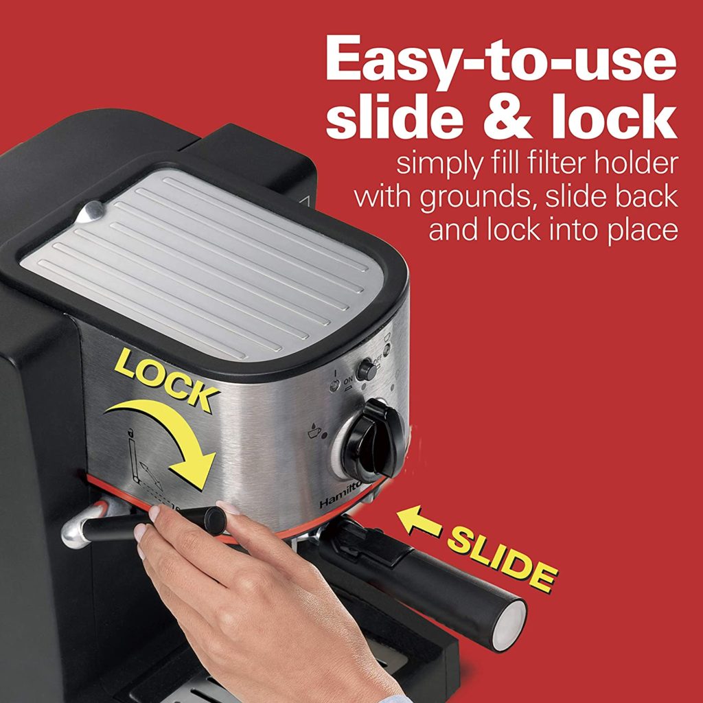 Hamilton Beach 40792 Patented Slide & Lock porta-filter